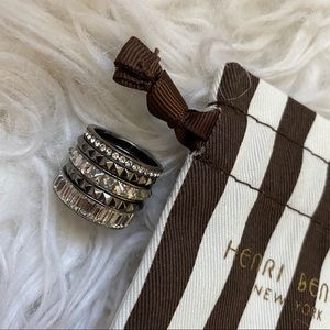 HENRI BENDEL STACK RING SET
